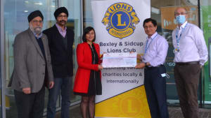 Bexley and Sidcup Lions make another wonderful donation
